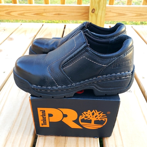 Timberland PRO Womens Black Work & Safety Alloy Toe Shoes Size 5M - Picture 2 of 11